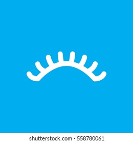 eyelashes icon illustration isolated vector