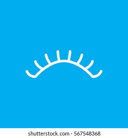 eyelashes icon illustration isolated vector