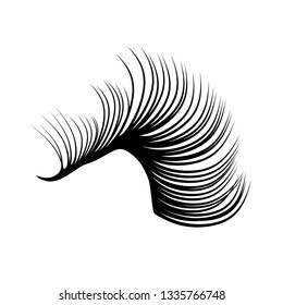 eyelashes icon vector illustration