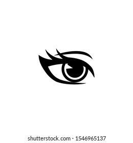 eyelashes logo design inspiration eps 10