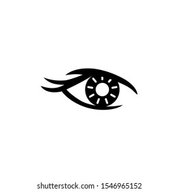 eyelashes logo design inspiration eps 10