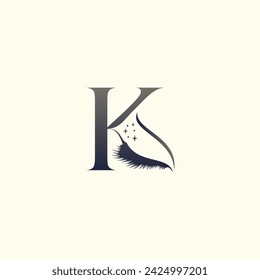 Eyelashes logo design vector for business beauty