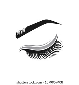 Eyelashes Logo Icon Design Template Vector Stock Vector (royalty Free 