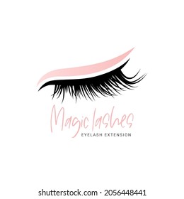 Eyelashes logo for lash master