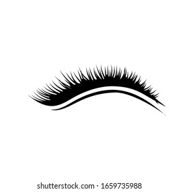 eyelashes logo vector modern template