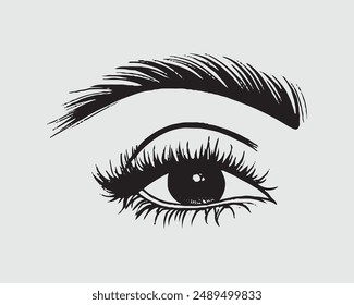 Eyelashes set on white background, beauty, eyelash, lash, vector, false, eye, isolated, girl, salon, mascara, vector illustration, illustration.eps
