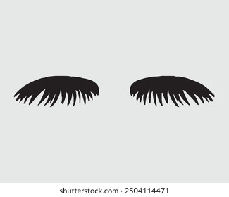 Eyelashes set on white background, illustration, false, beauty, eyelash, lash, vector, girl, salon, vector illustration, mascara.eps
