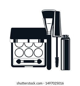 eyelashes and shadows make up product icon