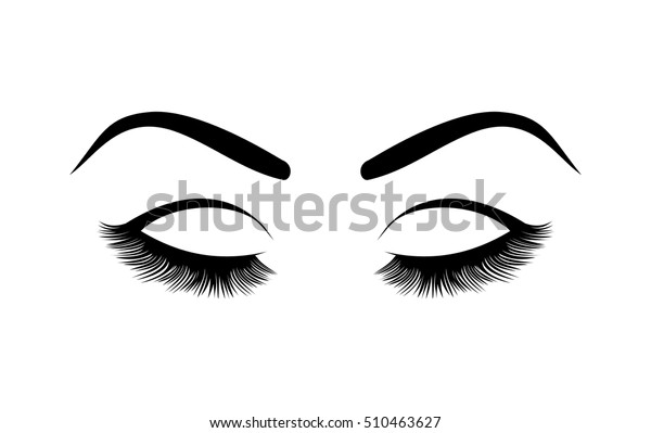 Eyelashes Vector Illustration Vector Có Sẵn Miễn Phí Bản Quyền 510463627 Shutterstock 5034