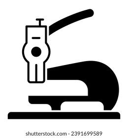 Eyelet punch machine solid icon, office equipment concept, eyelet punch vector sign on white background, eyelet punch machine glyph style for mobile concept and web design. Vector graphics