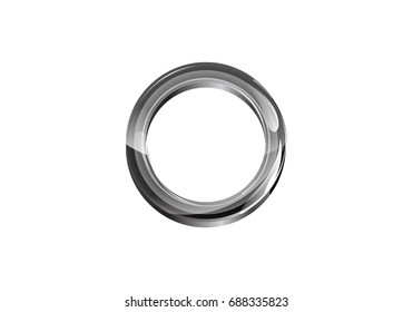 Metal eyelets and grommets circle square oval Vector Image