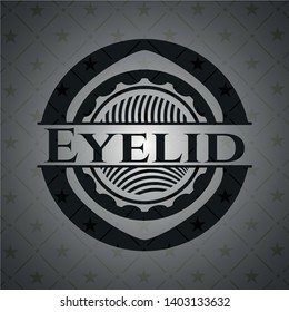 Eyelid dark emblem. Retro. Vector Illustration. Detailed.