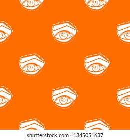 Eyelid elevation pattern vector orange for any web design best