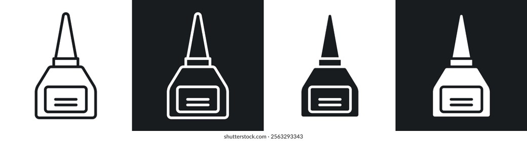 Eyeliner bottle icon pack for app and website ui designs.