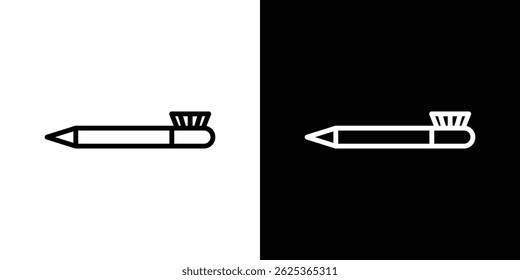 Eyeliner icon concept stroke on white background