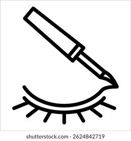 Eyeliner Icon Element For Design