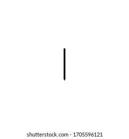 icono del eyeliner. vector de eyeliner sobre fondo gris