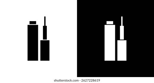 Eyeliner icon vector, solid illustration, pictogram