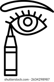 Eyeliner New Creative Icon Design Vector