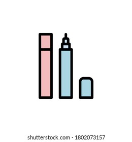 eyeliner outline icon. Elements of Beauty and Cosmetics illustration icon. Signs and symbols can be used for web, logo, mobile app, UI, UX