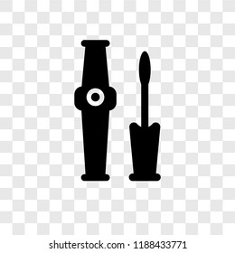 Eyeliner vector icon isolated on transparent background, Eyeliner transparency logo concept