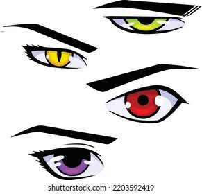 Eyes art with eps 10 file