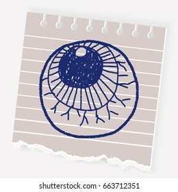 eyes ball doodle