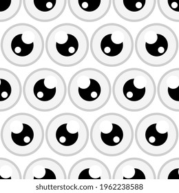 eyes ball seamless pattern textile print. Great for summer vintage fabric, scrapbooking, wallpaper, giftwrap. repeat pattern background design
