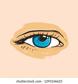 eyes boy sketch hand drawn