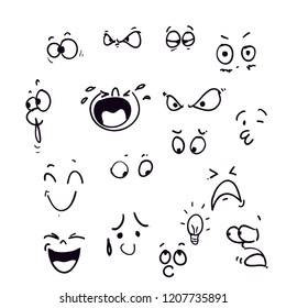 eyes cartoon expression doodle