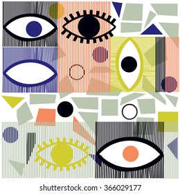 Eyes with circle