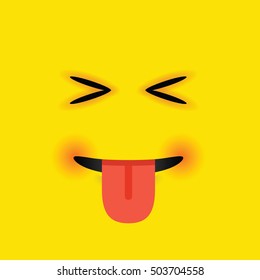 eyes closed tongue out emoji