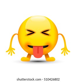 eyes closed tongue out emoji