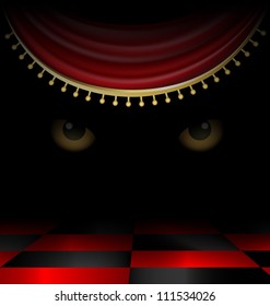 eyes in the dark