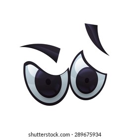 Eyes design over white background, vector illustration