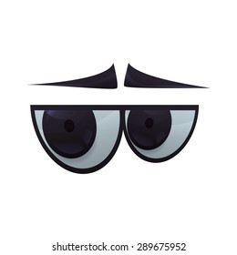Eyes design over white background, vector illustration