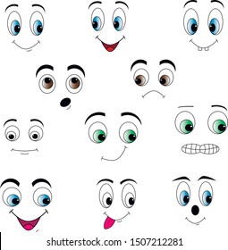 
eyes of different colors smileys smiles