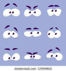 Eyes with emotions