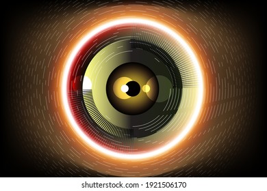 The eyes of the future Abstract background