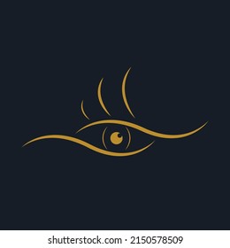 Eyes Gold For Poster, Tattoo, Logo And T Shirt