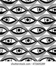 eyes graphic art line pattern