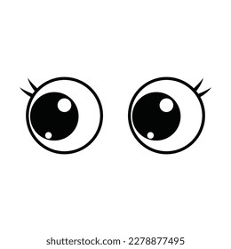 Eyes icon drawing ilustration symbol svg
