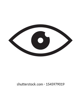 eyes icon on a white background