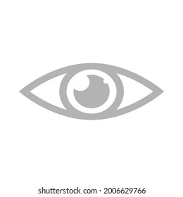 eyes icon on a white background, vector illustration