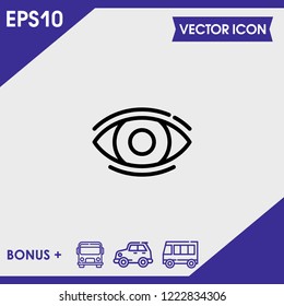 eyes icon vector