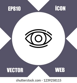 eyes icon vector