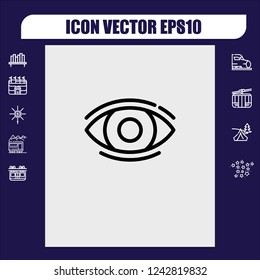 eyes icon vector