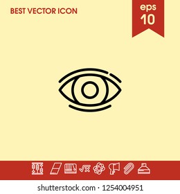 eyes icon vector