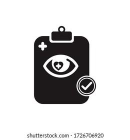 eyes, icon, vector, illustration, medical