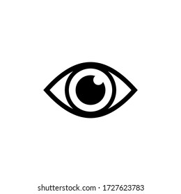 Eyes icon vector. Vision icon symbol illustration
